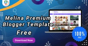 Melina Premium Blogger Template Free Download
