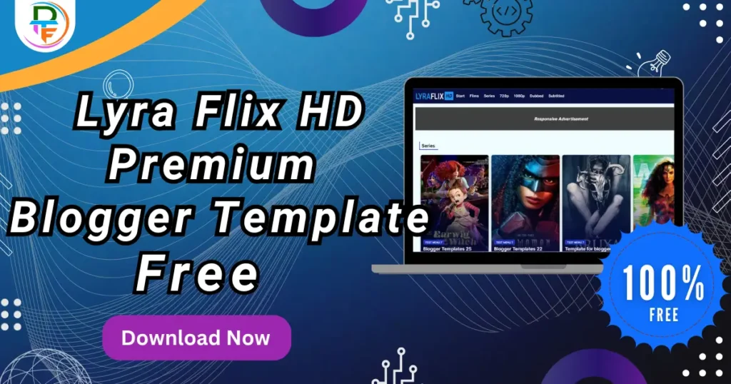 Lyra Flix HD Movie Premium Blogger Template Free Download