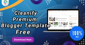 Cleanify Premium Blogger Template Free Download