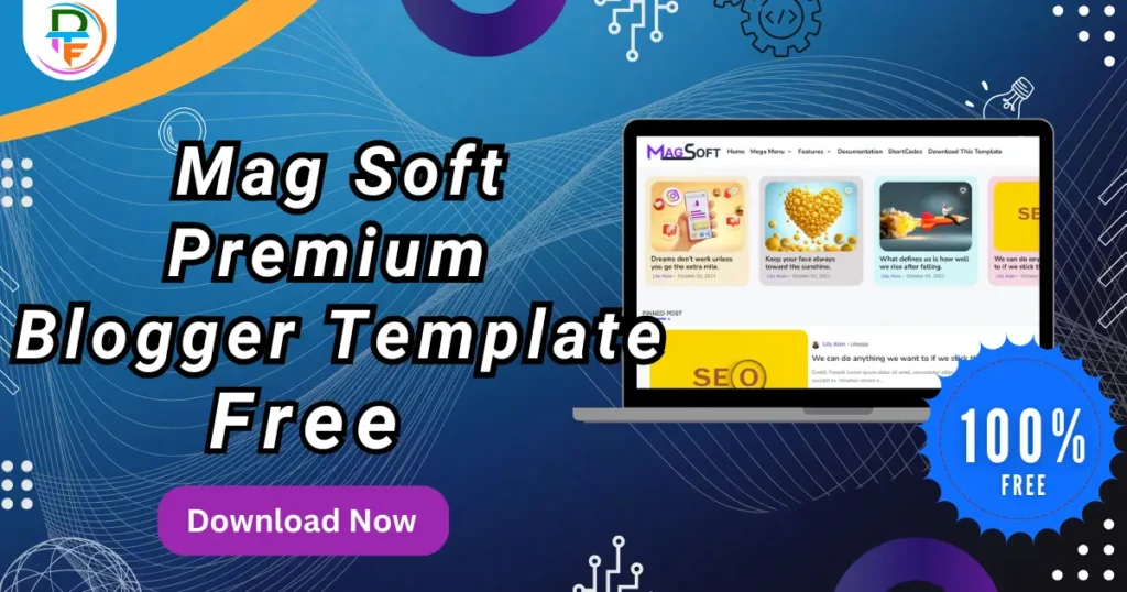 MagSoft Premium Blogger Template Free Download