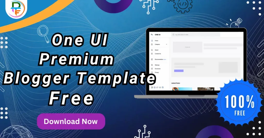 One UI Premium Blogger Template Free Download 2025
